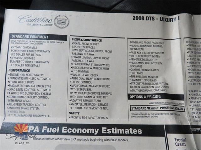 2008 Cadillac DTS (CC-1136439) for sale in Tempe, Arizona