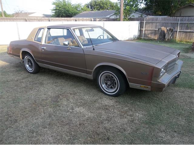1982 Chevrolet Monte Carlo (CC-1137098) for sale in Wichita Falls, Texas
