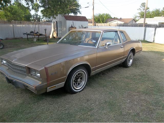 1982 Chevrolet Monte Carlo (CC-1137098) for sale in Wichita Falls, Texas