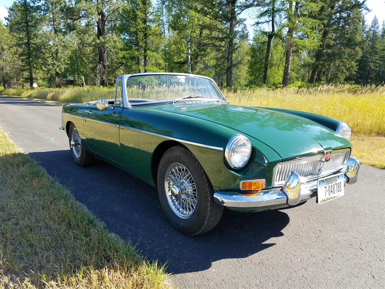 British Racing Green 1967 MG MGB for sale located in Whitefish, Montana - $...