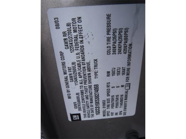 2003 Chevrolet S10 (CC-1146658) for sale in Milford, Ohio