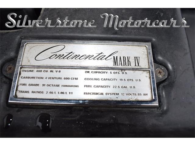 1972 Lincoln Continental Mark IV (CC-1152555) for sale in North Andover, Massachusetts