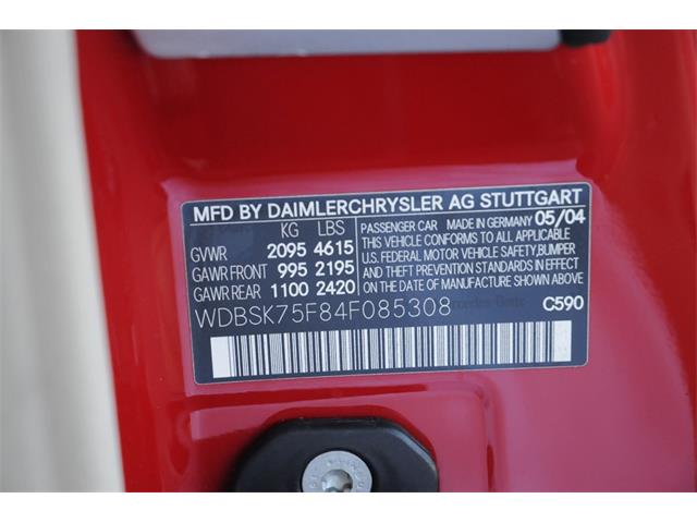 2004 Mercedes-Benz SL500 (CC-1157379) for sale in Costa Mesa, California