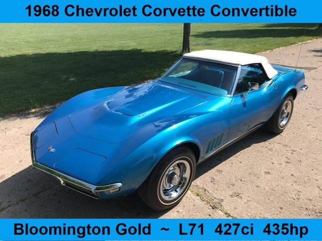 1968 Chevrolet Corvette (CC-1157653) for sale in Shelby Township, Michigan