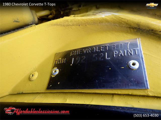 1980 Chevrolet Corvette (CC-1158155) for sale in Gladstone, Oregon