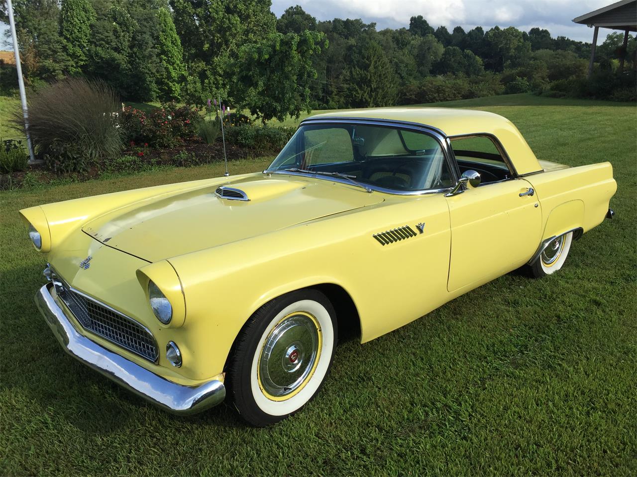 Ford Thunderbird 1955 Yellow Limited