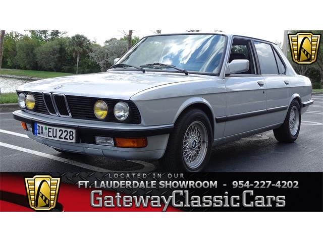 1985 BMW 528e (CC-1159567) for sale in Coral Springs, Florida