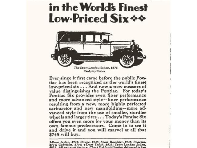 1928 Pontiac Six (CC-1165010) for sale in Archbold, Ohio