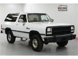 1992 Dodge Ramcharger (CC-1167385) for sale in Denver , Colorado