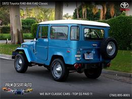 1972 Toyota Land Cruiser FJ40 (CC-1173643) for sale in Palm Desert , California