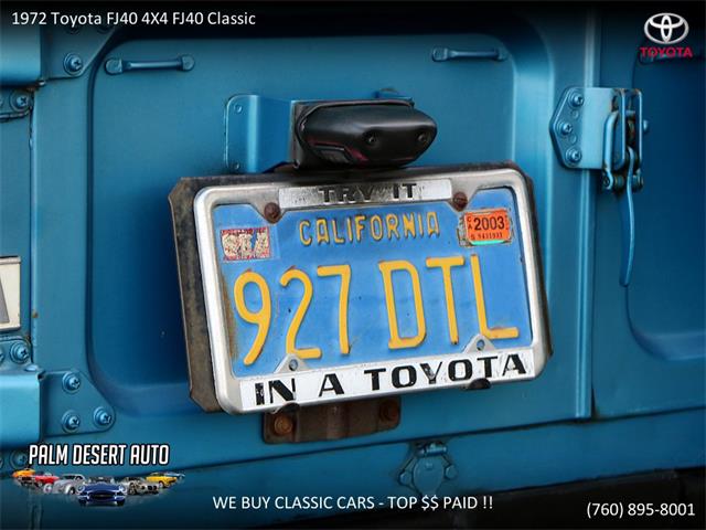 1972 Toyota Land Cruiser FJ40 (CC-1173643) for sale in Palm Desert , California