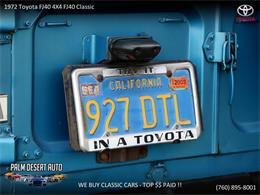 1972 Toyota Land Cruiser FJ40 (CC-1173643) for sale in Palm Desert , California