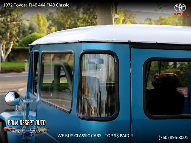 1972 Toyota Land Cruiser FJ40 (CC-1173643) for sale in Palm Desert , California
