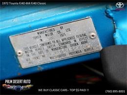 1972 Toyota Land Cruiser FJ40 (CC-1173643) for sale in Palm Desert , California