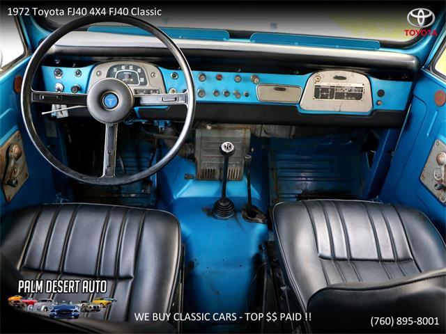 1972 Toyota Land Cruiser FJ40 (CC-1173643) for sale in Palm Desert , California