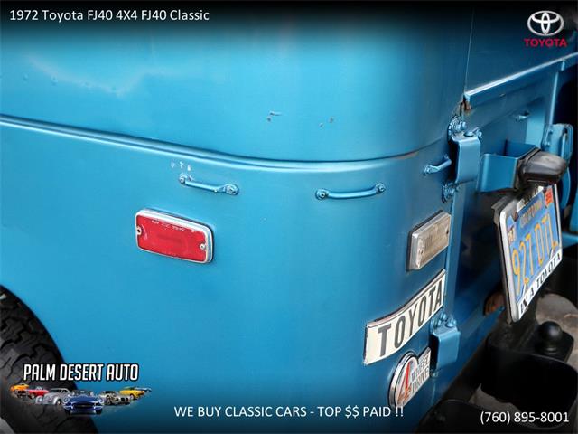 1972 Toyota Land Cruiser FJ40 (CC-1173643) for sale in Palm Desert , California