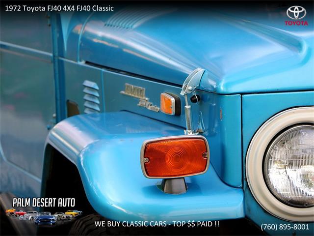 1972 Toyota Land Cruiser FJ40 (CC-1173643) for sale in Palm Desert , California