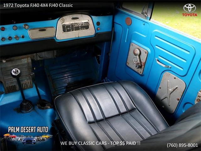 1972 Toyota Land Cruiser FJ40 (CC-1173643) for sale in Palm Desert , California