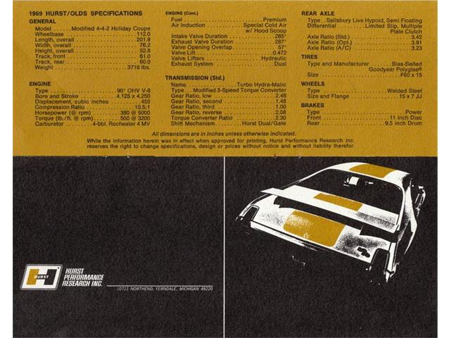 1969 Oldsmobile 442 (CC-1186095) for sale in Rockville, Maryland
