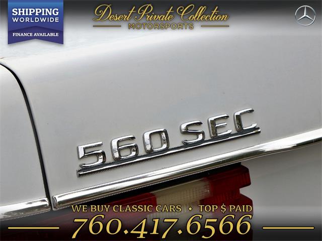 1991 Mercedes-Benz 560SEC (CC-1186380) for sale in Palm Desert , California