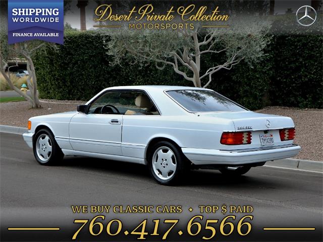 1991 Mercedes-Benz 560SEC (CC-1186380) for sale in Palm Desert , California