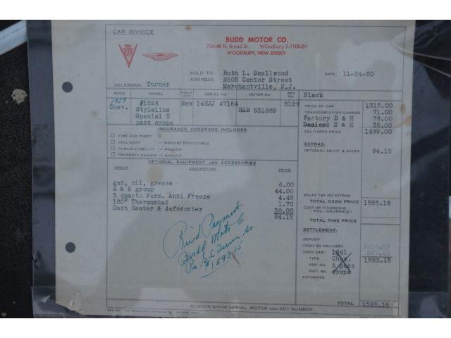 1950 Chevrolet Styleline Deluxe (CC-1192628) for sale in Temecula, California