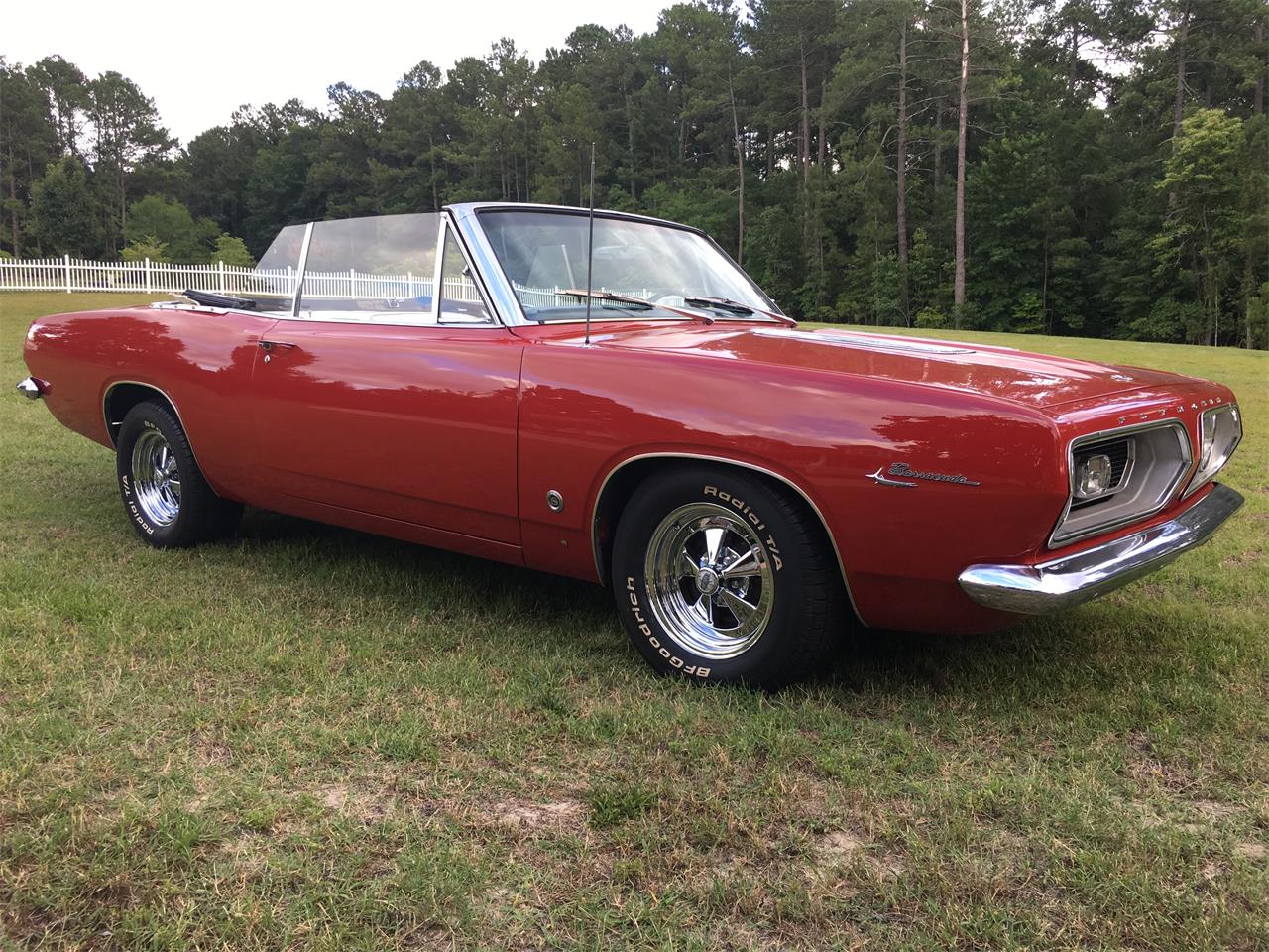 Red 1967 Plymouth Barracuda for sale located in Carthage, North Carolina - ...