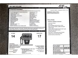 1991 GMC Sonoma (CC-1200183) for sale in San Carlos, California