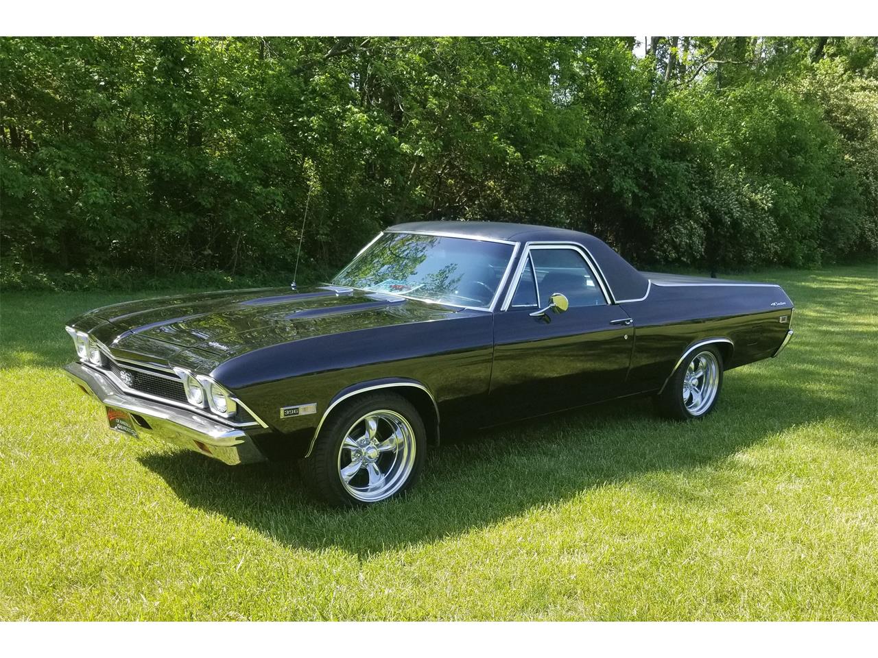 Black 1968 Chevrolet El Camino SS for sale located in West Chester, Ohio - ...