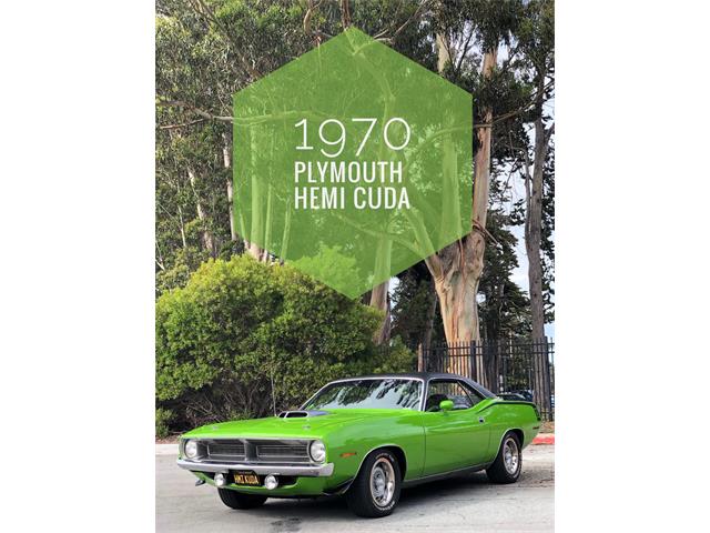 1970 Plymouth Barracuda (CC-1208452) for sale in Monterey, California
