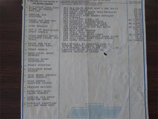 1979 Chevrolet Camaro Z28 (CC-1211869) for sale in Bend, Oregon