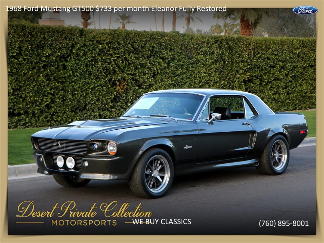 1968 Ford Mustang Shelby Gt500 For Sale Classiccars Com Cc