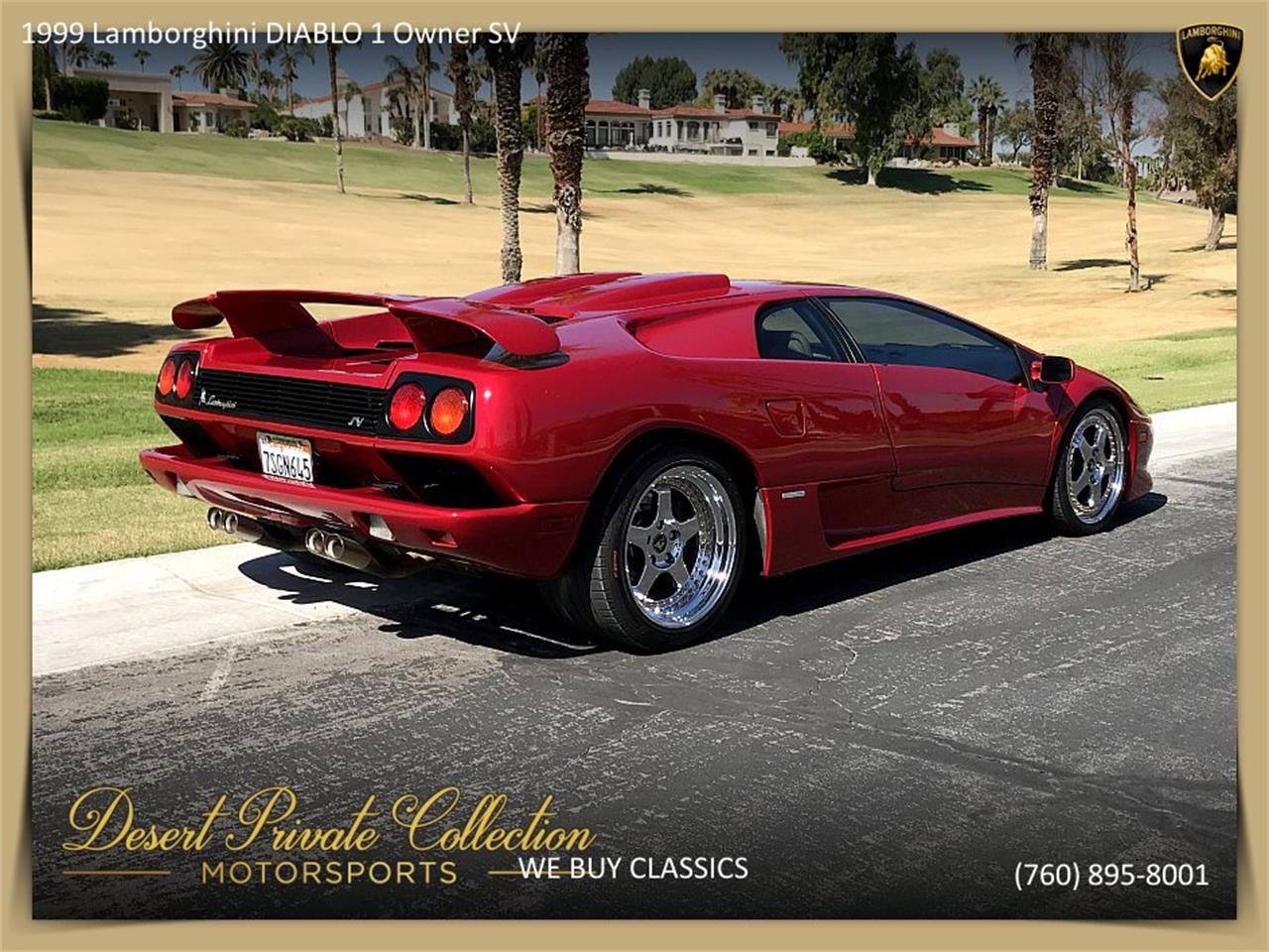1999 Lamborghini Diablo for Sale | ClassicCars.com | CC ...