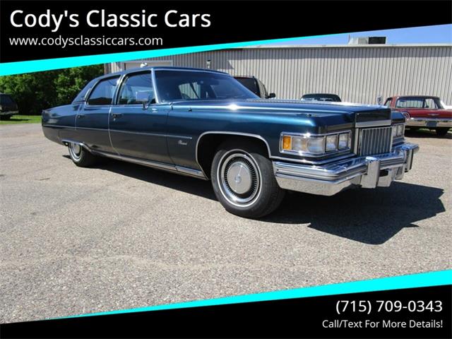 1975 Cadillac Fleetwood Brougham (CC-1228239) for sale in Stanley, Wisconsin