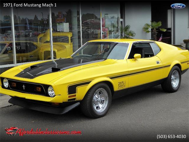1971 Ford Mustang Mach 1 (CC-1231877) for sale in Gladstone, Oregon