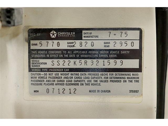 1975 Chrysler Cordoba (CC-1241588) for sale in Kentwood, Michigan