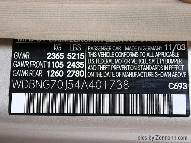 2004 Mercedes-Benz S430 (CC-1244472) for sale in Addison, Illinois