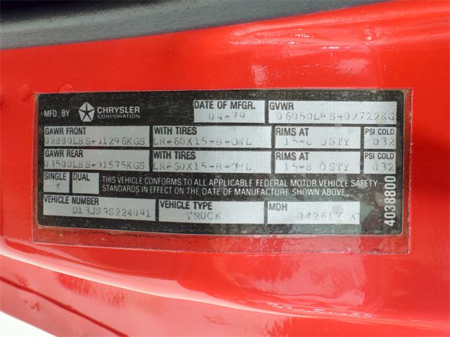 1979 Dodge Little Red Express (CC-1246200) for sale in Macedonia, Ohio