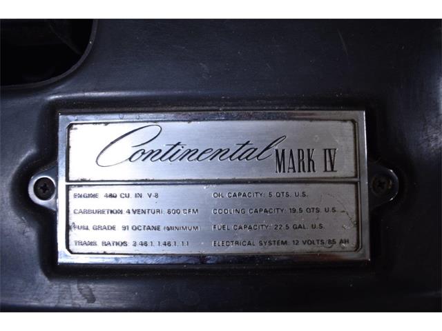 1972 Lincoln Continental Mark IV (CC-1257064) for sale in Costa Mesa, California
