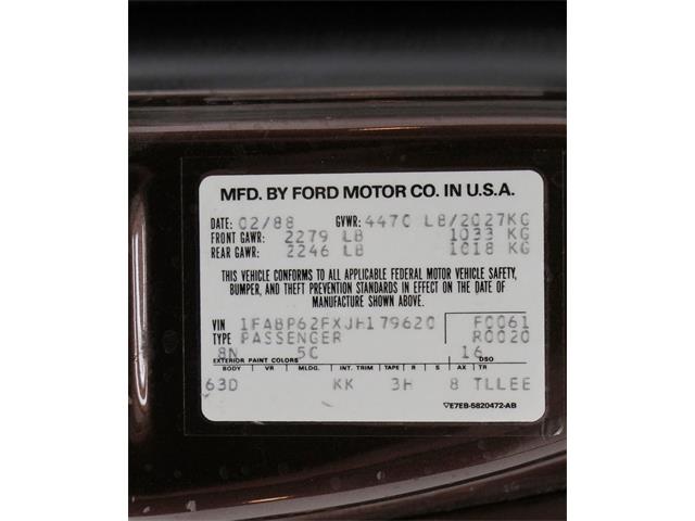 1988 Ford Thunderbird (CC-1265124) for sale in Morgantown, Pennsylvania
