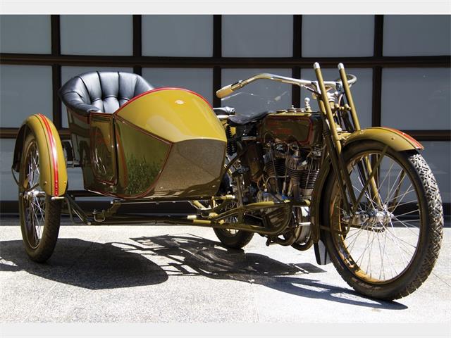 1918 Harley-Davidson Model J and Side Car (CC-1268978) for sale in Hershey, Pennsylvania