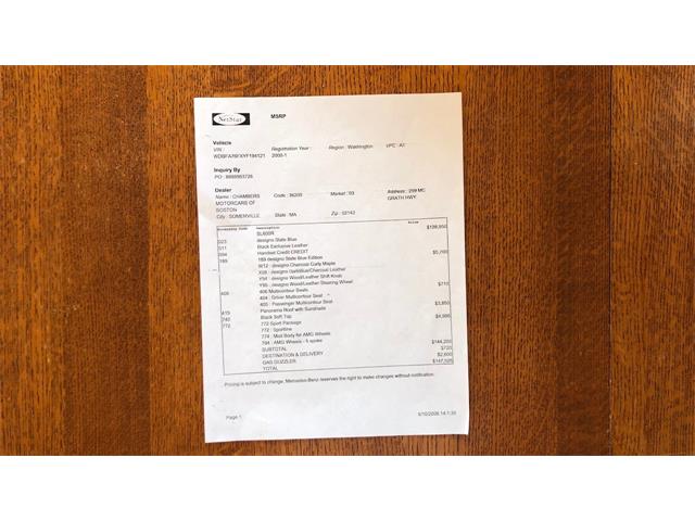 2000 Mercedes-Benz SL600 (CC-1270188) for sale in Sun Lakes, Arizona