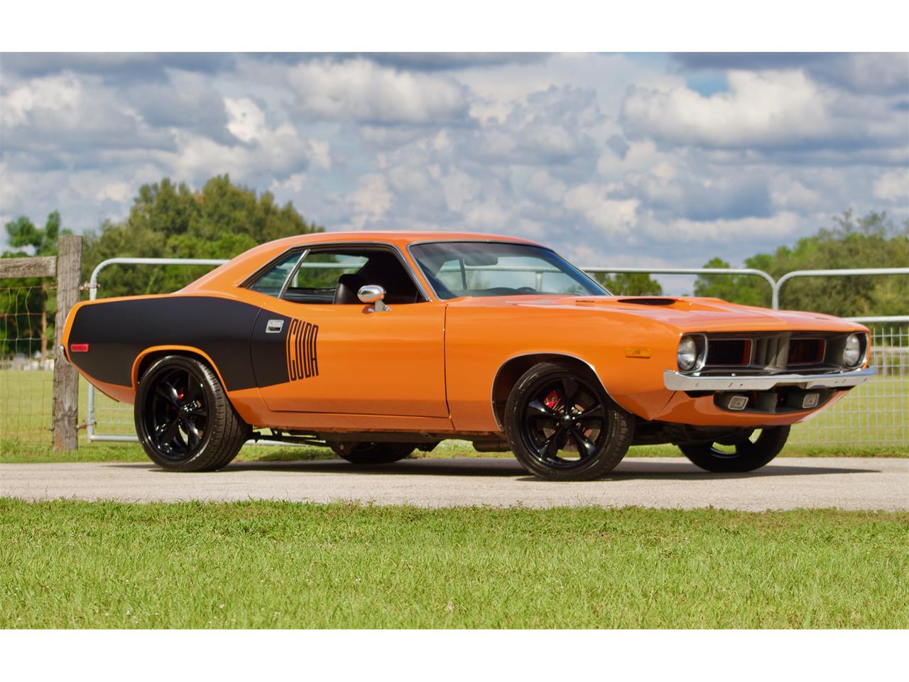 Plymouth Barracuda and girls