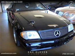 2001 Mercedes-Benz SL600 (CC-1294622) for sale in Palm Springs, California