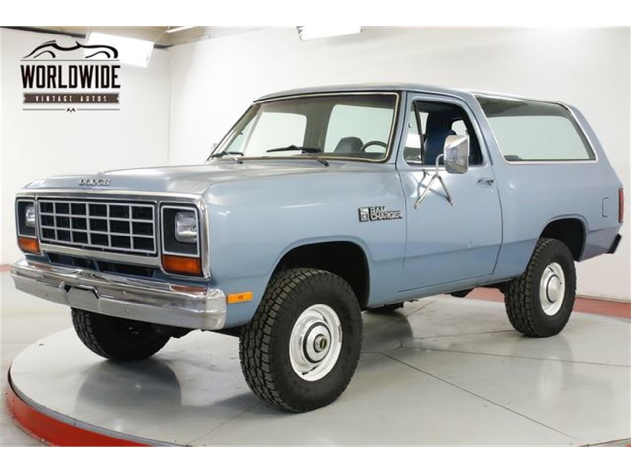 1984 Dodge Ramcharger for Sale | ClassicCars.com | CC-1306816