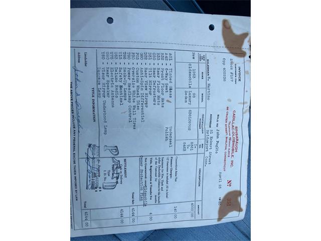 1963 Oldsmobile 98 (CC-1308395) for sale in Milford City, Connecticut