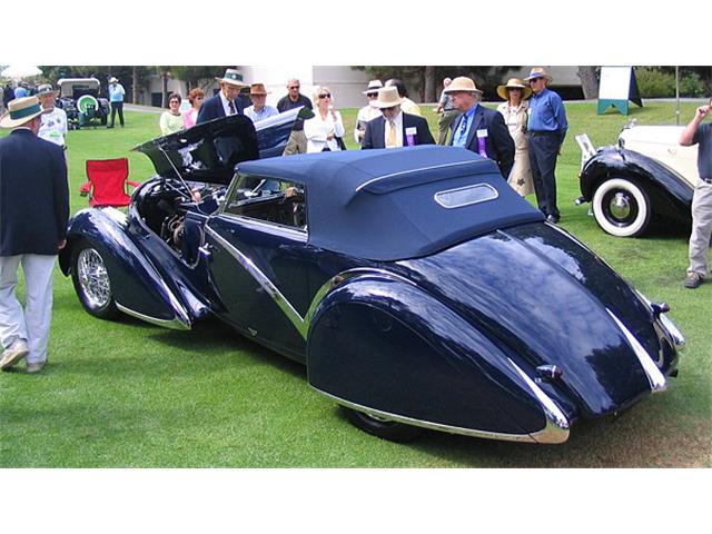 1/43 luxcar Delahaye 135 competencia 1936 Modelo de Coche Negro de Resina Colección 