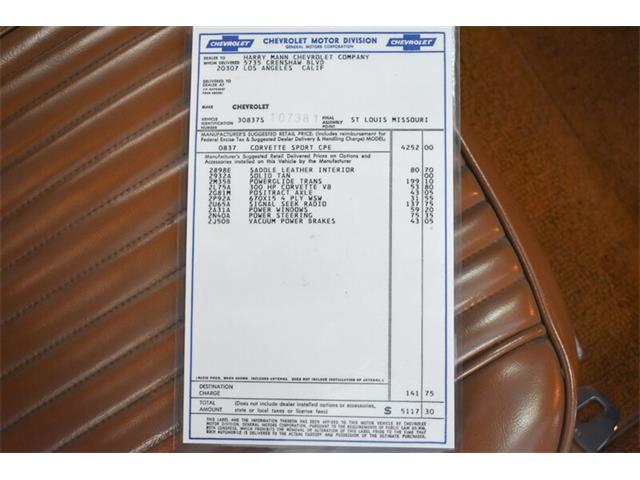 1963 Chevrolet Corvette (CC-1329325) for sale in Springfield, Ohio