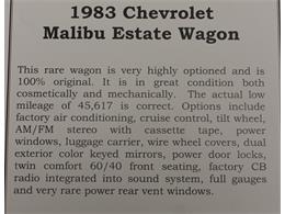 1983 Chevrolet Malibu (CC-1337378) for sale in Christiansburg, Virginia