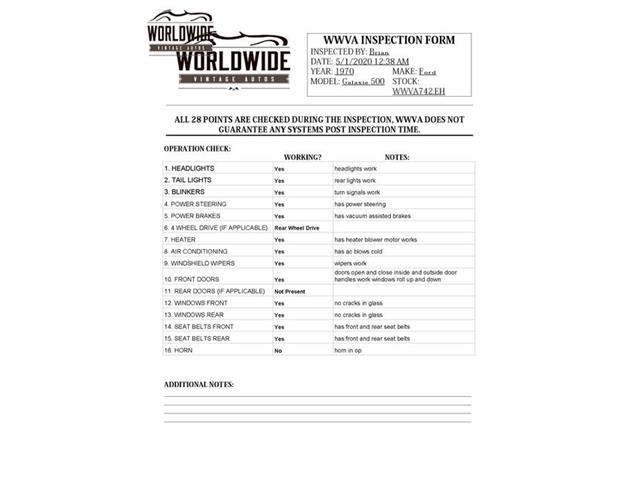 1970 Ford Galaxie 500 (CC-1345978) for sale in Denver , Colorado